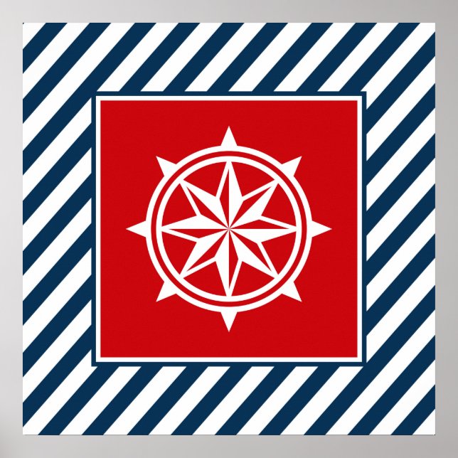 Nautisches Design Poster (Vorne)