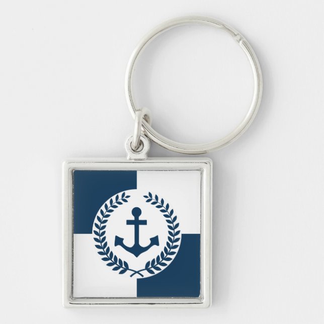 Nautisches Design Schlüsselanhänger (Vorne)