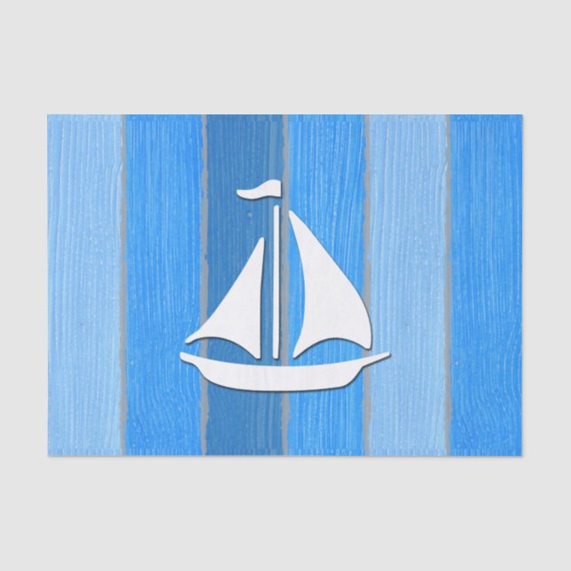 Nautisches Design Seidenpapier (Vorderseite)