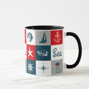 Nautisches Design Tasse