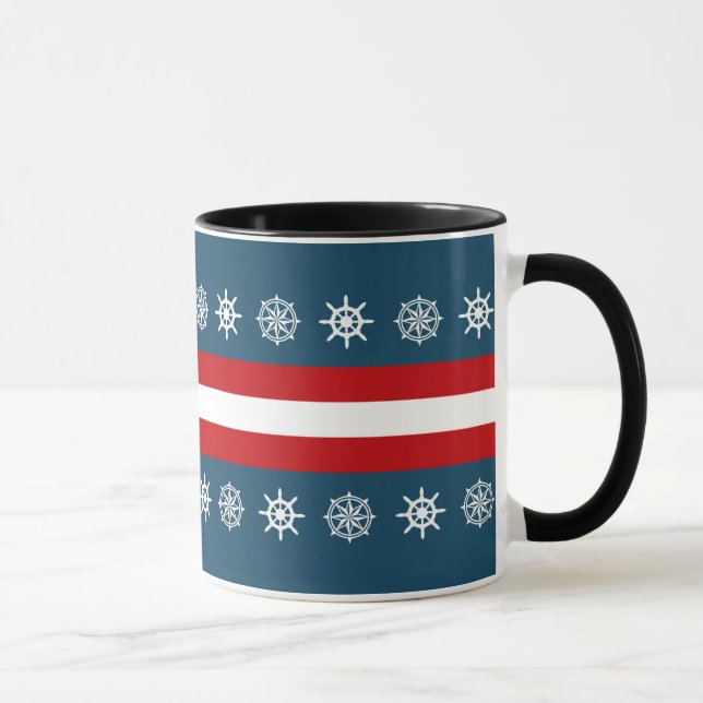 Nautisches Design Tasse (Rechts)