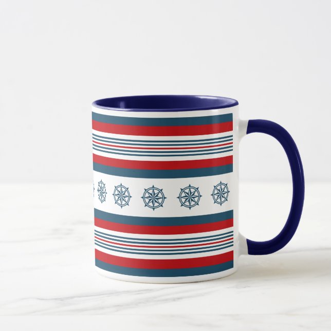 Nautisches Design Tasse (Rechts)