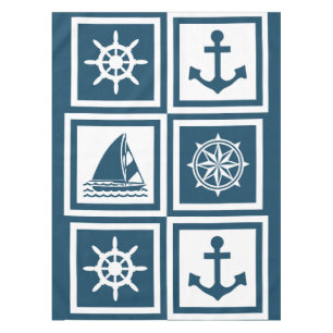 Nautisches Design Tischdecke