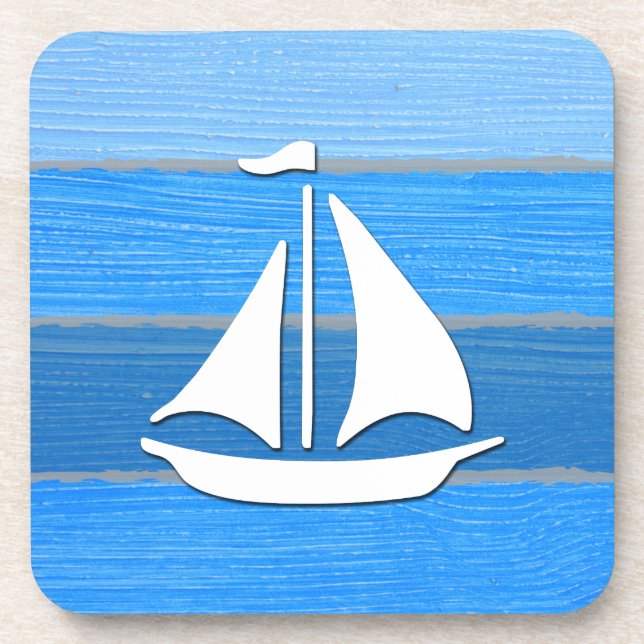 Nautisches Design Untersetzer (Vorderseite)