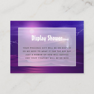 Nautisches Duschdisplay Begleitkarte
