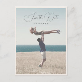 nautisches Foto an der Küste Save the Date Postkarte