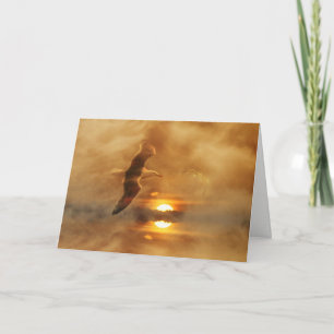 Nautisches Glück für den Vater an der Küste Karte