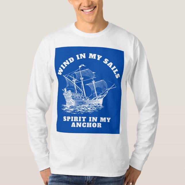 Nautisches Inspirations-T-Shirt T-Shirt (Vorderseite)
