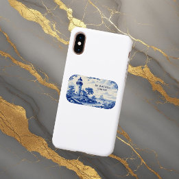 Nautisches Leuchtturm-Meeres-Küstenerbe Blau