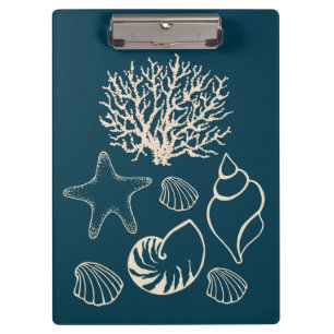 Nautisches Muschel-Clipboard Klemmbrett