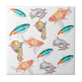 Nautisches Muster Fliese