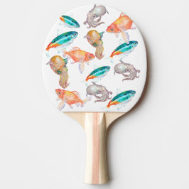 Nautisches Muster Tischtennis Schläger