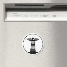 Nautisches Ozean-Leuchtturm-Streifen-Kunstwerk