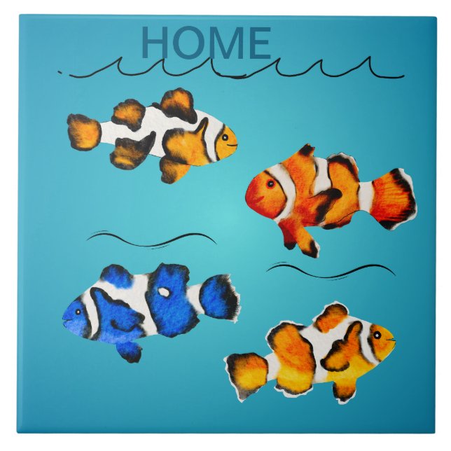 Nautisches Thema Fliese (Vorderseite)