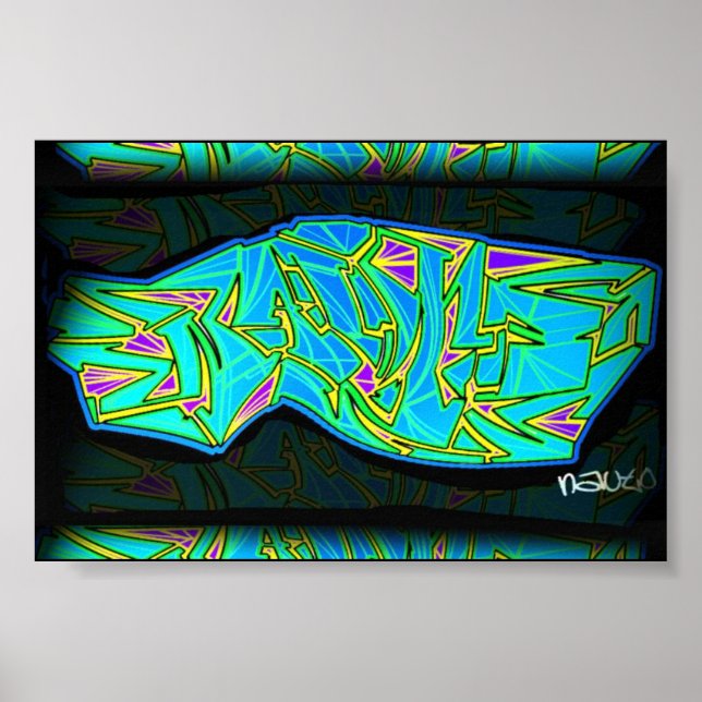 Nauto Graffiti Poster (Vorne)