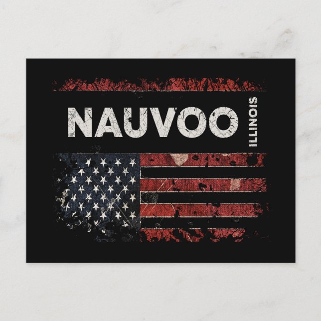 Nauvoo Illinois Postkarte (Vorderseite)