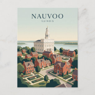 Nauvoo, Illinois Postkarte