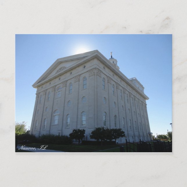 Nauvoo LDS Temple Postcard Postkarte (Vorderseite)