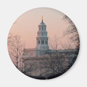 Nauvoo Tempel an der Dämmerung Magnet