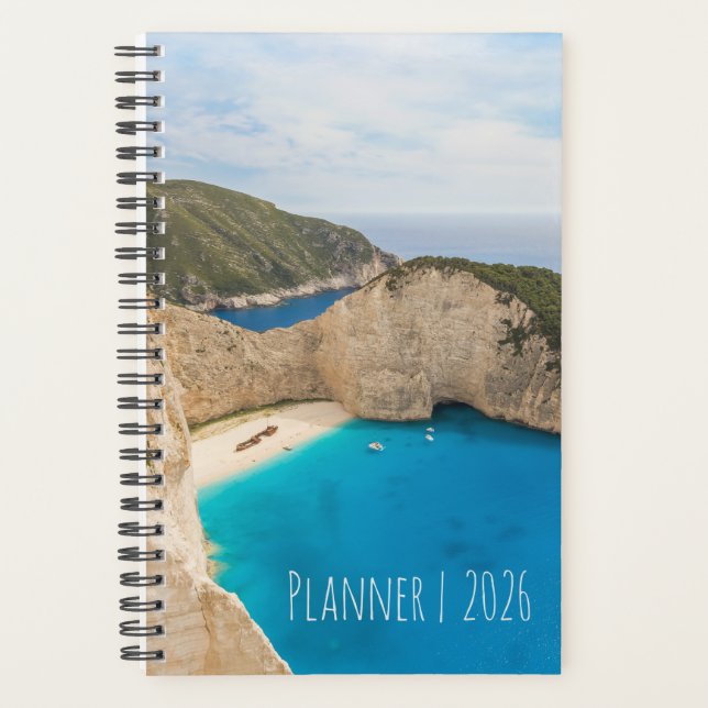Navagio Beach Greece – Shipwreck Beach Calendar (Devant)