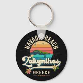 Navagio Beach, Zakynthos, Griechenland Schlüsselanhänger