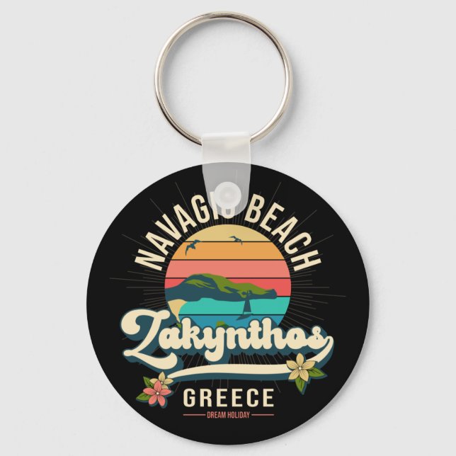 Navagio Beach, Zakynthos, Griechenland Schlüsselanhänger (Vorderseite)