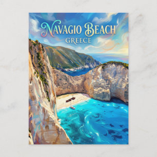 Navagio-Strand (Schiffswrack) Griechenland Postkarte