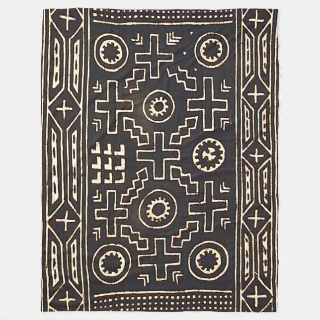 NAVAJO 1800ER SADLE BLANKET REPRINT FLEECE BLANKET (Vorderseite)