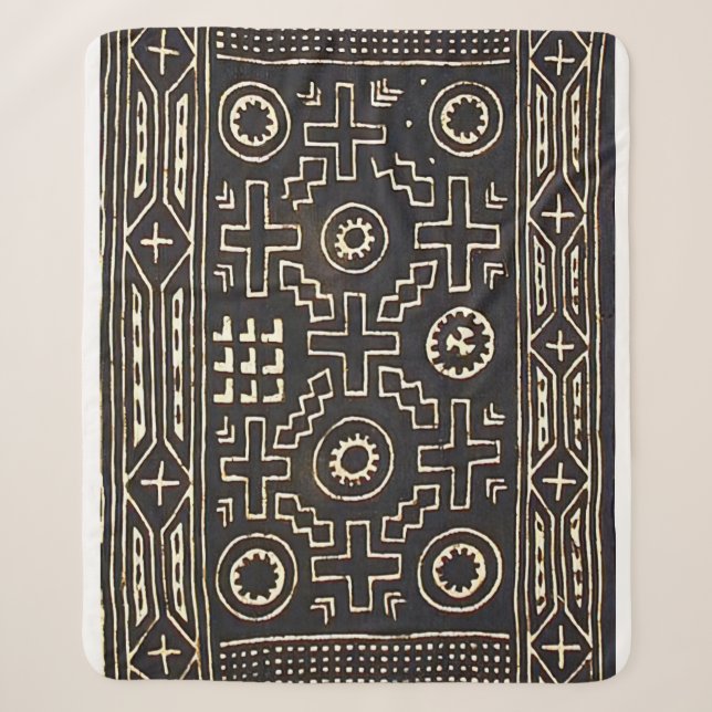 NAVAJO 1800er SADLE BLANKET REPRINT SHERPA BLANKET Sherpadecke (Vorderseite)