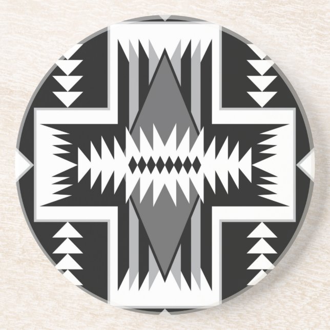 Navajo Black & Gray Sandstone Untersetzer (Vorne)