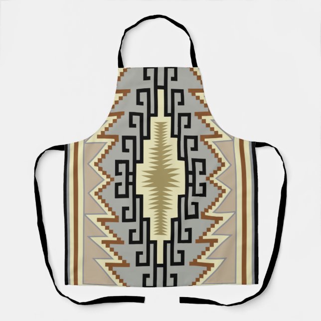 Navajo Design-2 All-Over-Print-Schürze Schürze (Vorderseite)