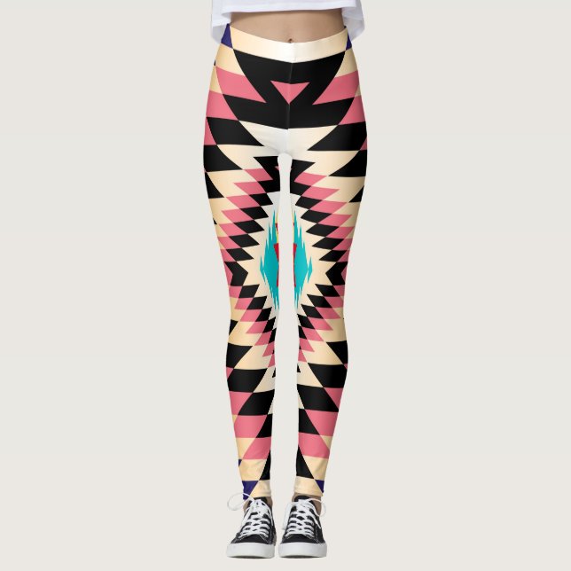 Navajo Design-7-Leggings Leggings (Vorderseite)