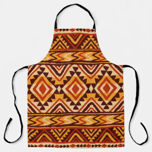 Navajo Ethnic Ornament: Vintag nahtlos Schürze