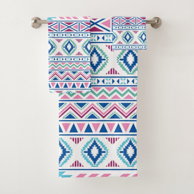 Navajo Ethnic Tribal Muster Badetuch Set (Insitu)