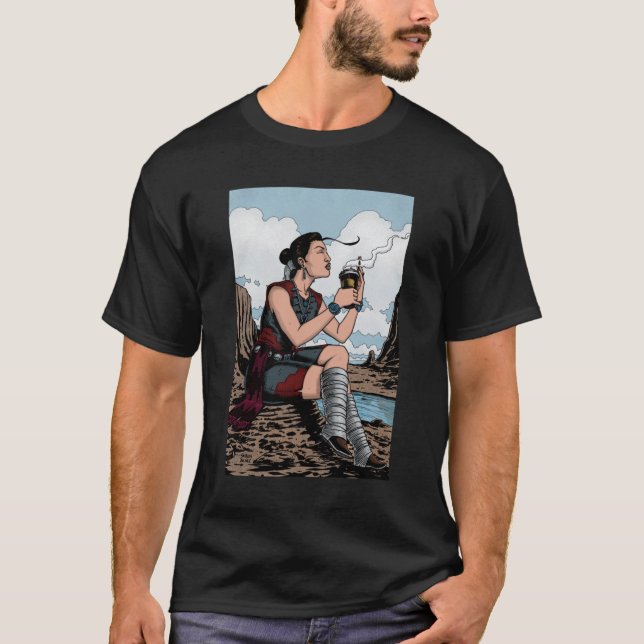 Navajo Hot Drink Classic T-Shirt (Vorderseite)