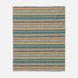 Navajo Indian Design Blanket Fleecedecke