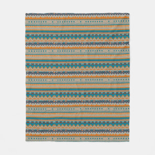 Navajo Indian Design Blanket Fleecedecke