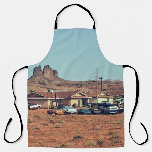 Navajo Leben, Arizona Reservierung Darstellung. Schürze (Vorderseite)