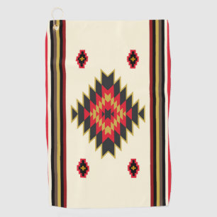 Navajo Muster 6 Golfhandtuch