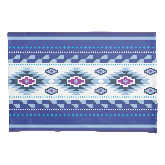 Navajo Muster Design-11 Blanket Kissenbezug (Vorderseite)