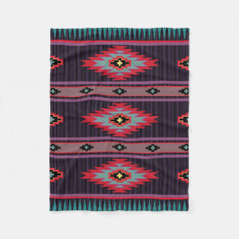 Navajo Muster Design-7 Blanket Fleecedecke