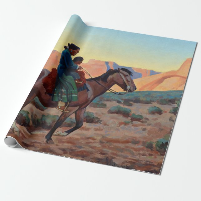Navajo Mutter, 1945 von Maynard Dixon Geschenkpapier (Ungerollt)