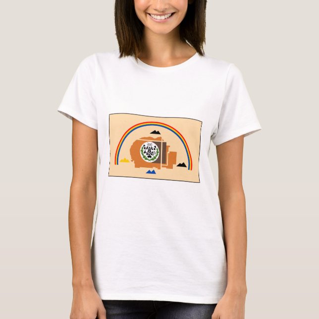 Navajo-Nations-Flagge T-Shirt (Vorderseite)