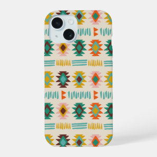 Navajo Native American Pattern iPhone 15 Hülle