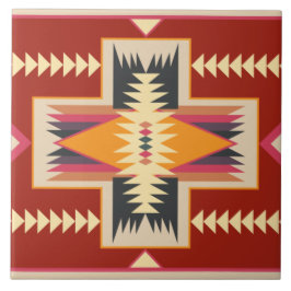 Navajo Pattern -3 Keramik Tile Fliese