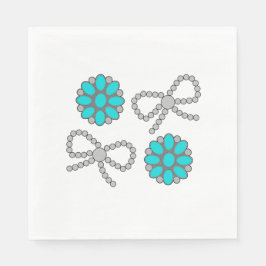 Navajo Pearl Bow Napkins Serviette
