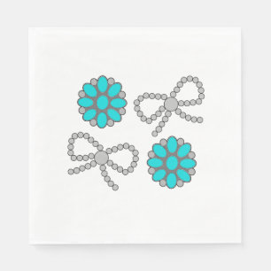 Navajo Pearl Bow Napkins Serviette