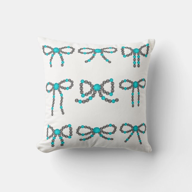 Navajo Pearl Bow Pillow Kissen (Vorderseite)