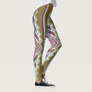 Navajo-Perlenmuster Leggings
