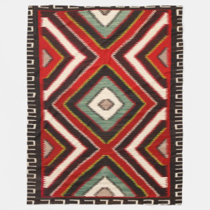 Navajo-Pferdesatteldecke 1890er Jahre Druck Fleecedecke